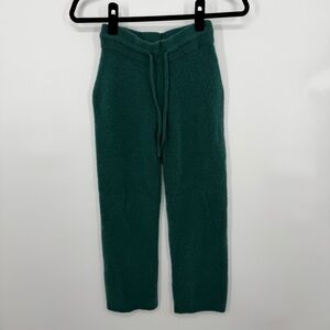 Aritzia The Group Babaton Green Knit Cashmere Pants